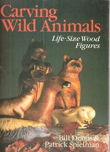 Carving Wild Animals. Life Size Wood Figures.
