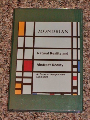 Natural Reality and Abstract Reality: An Essay in Trialogue Form 1919 - 1920