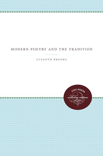 Modern Poetry and the Tradition (Chapel Hill Books)