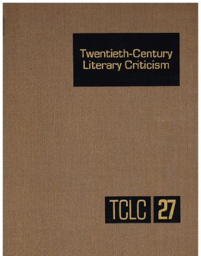 Twentieth-Century Literary Criticism: Volume 27