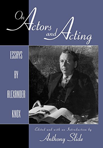 On Actors and Acting: Essays