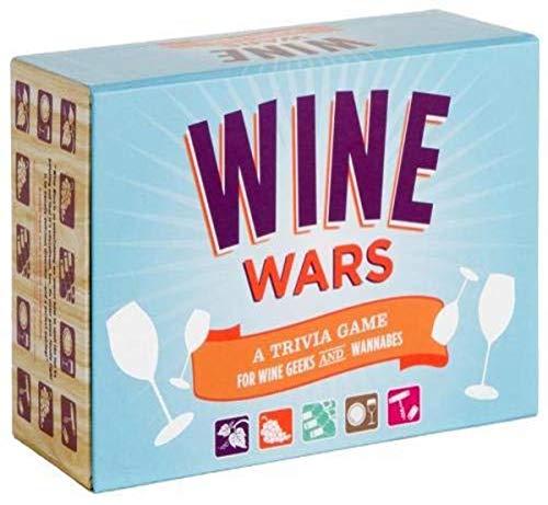Wine Wars!: A Trivia Game for Wine Geeks and Wannabes (Gifts for Winos, Wine Lover Gifts, Adult T...