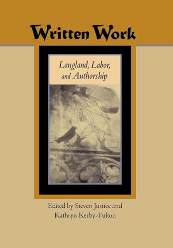 Written Work. Langland, Labor and Authorship,