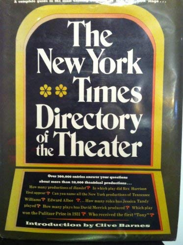 The New York Times Directory of the Theater