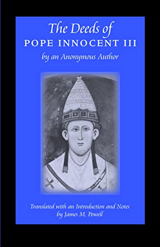Deeds of Pope Innocent III by an Anonymous Author.