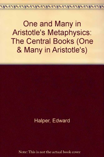 One and Many in Aristotle's Metaphysics