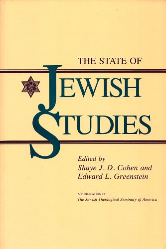 The State of Jewish Studies (Jewish and Holocaust Studies)