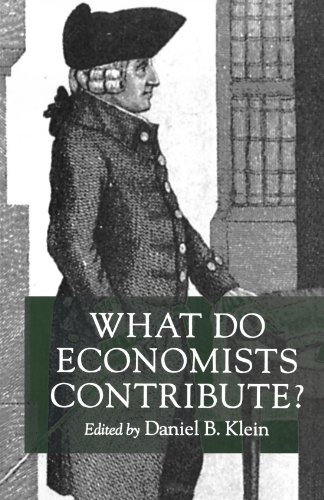 What Do Economists Contribute (Cato Institute Book)