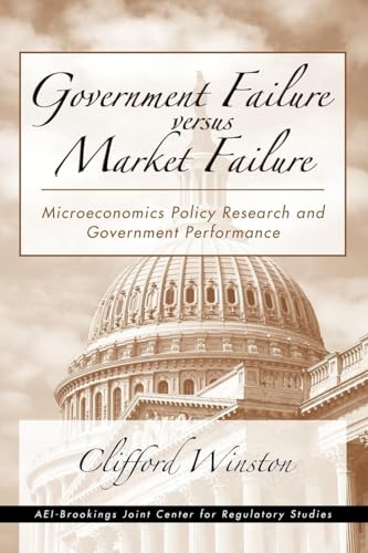 Government Failure Versus Market Failure: Microeconomics Policy Research and Government Performance
Government Failure Versus Market Failure: Microeconomics Policy Research and Government Performance