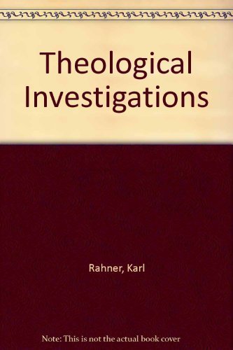 Theological Investigations, Volume XIII: Theology, Anthropology, Christology