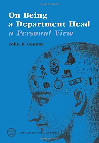 On Being a Departmental Head : A Personal View