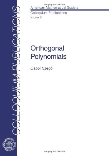 Orthogonal Polynomials [Volume 23]