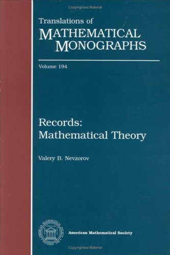 ISBN 9780821819456 product image for Records: Mathematical Theory (Translations of Mathematical Monographs) | upcitemdb.com