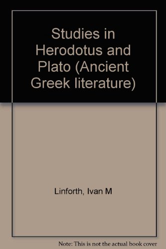 Studies in Herodotus and Plato