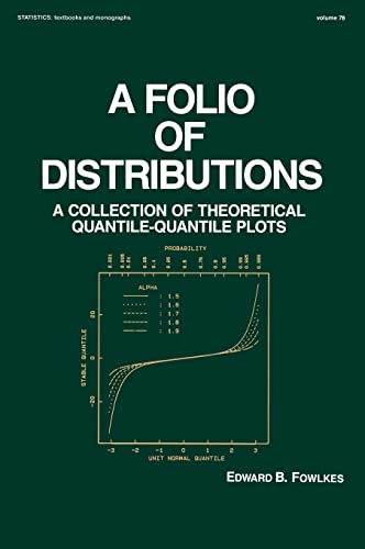 A Folio of Distributions: A Collection of Theoretical Quantile-quantile Plots (Statistics: A Series of Textbooks and Monographs)
A Folio of Distributions: A Collection of Theoretical Quantile-quantile Plots (Statistics: A Series of Textbooks and Monographs)