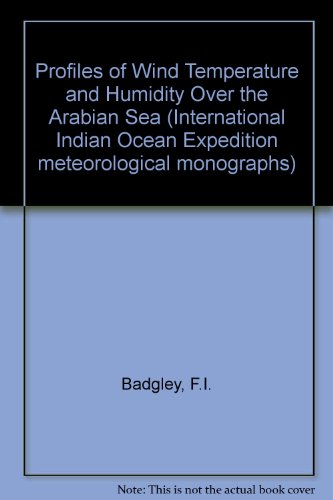 Profiles of Wind, Temperature, and Humidity Overthe Arabian Sea (International Indian Ocean Exped...