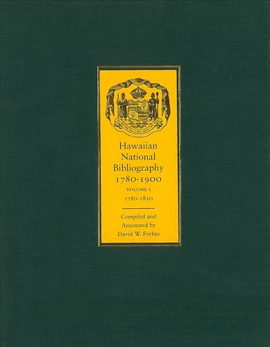 Hawaiian National Bibliography 1780-1900, 4 Vol. Set