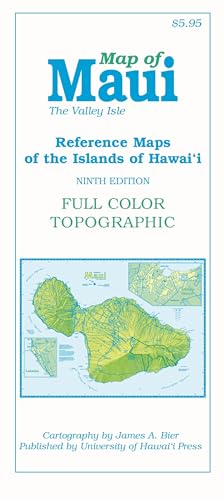 Map of Maui: The Valley Isle (Reference Maps of the Islands of Hawai‘i)