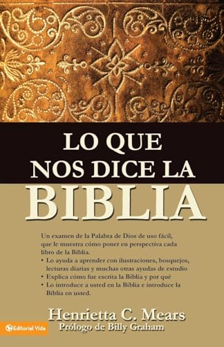 Que nos dice la Bíblia, Lo