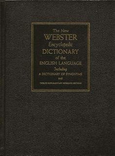 THE NEW WEBSTER ENCYCLOPEDIC DICTIONARY OF THE ENGLISH LANGUAGE. 1980 Edition