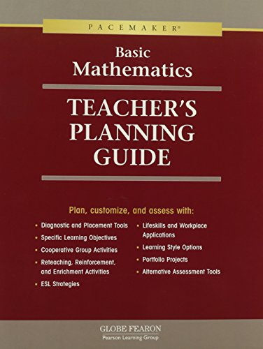 Gf Basic Math Pacemaker Teacher's Planning Guide 2000c (fearon Basic Math)