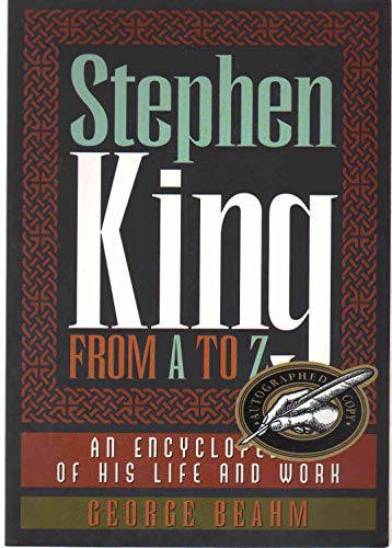 Stephen King from A to Z an Encyclopedia of His Life and Work