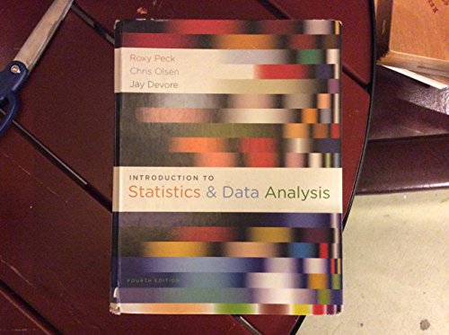 

Introduction to Statistics and Data Analysis (Available Titles Aplia)