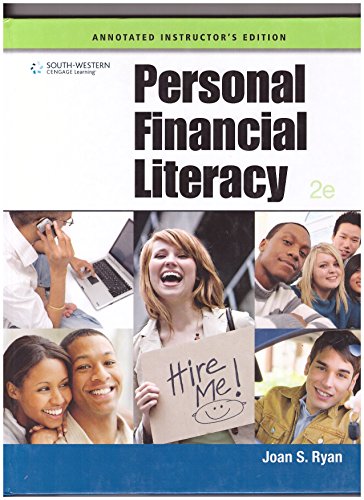 Personal Financial Literacy, 2nd Edition, Annotated Instructor's Edition