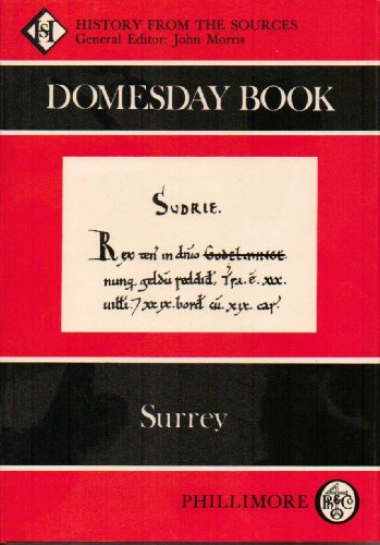 Domesday Book Surrey (Domesday Books (Phillimore))
