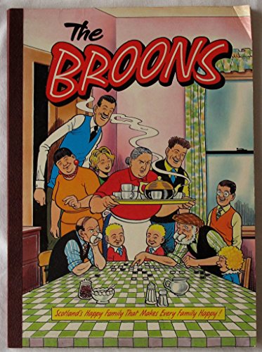 The Broons : Cover Picture Family Dinner Chequers on the Tablecloth