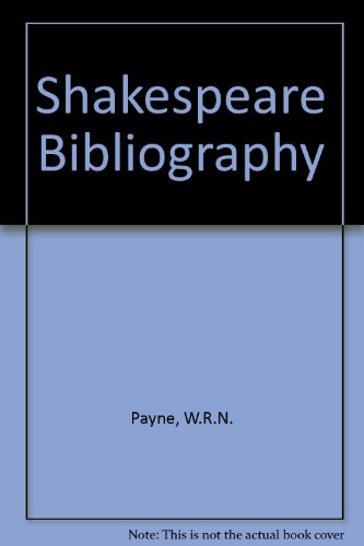 A Shakespeare Bibliography