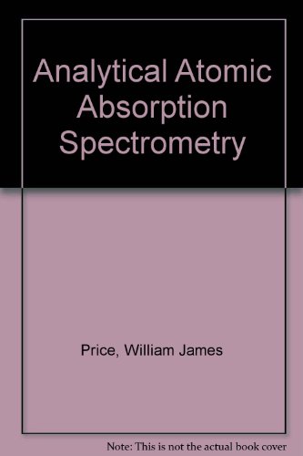 Analytical Atomic Absorption Spectrometry