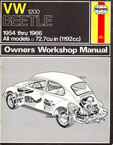 Volkswagen Beetle 1200 1954-57 all models owners workshop manual