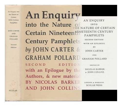 An Enquiry into the Nature of Certain Nineteenth Century Pamphlets (2 volumes)
An Enquiry into the Nature of Certain Nineteenth Century Pamphlets (2 volumes)