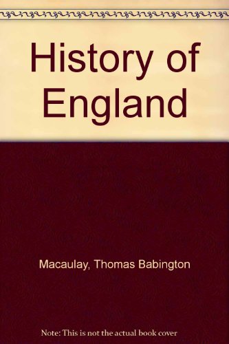 History of England: To the Death of William III (4 volumes - complete)