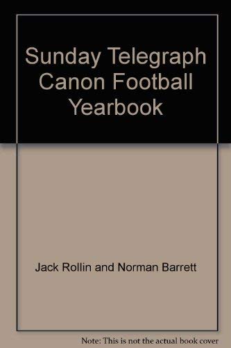 Sunday Telegraph Canon Football Yearbook 85-86