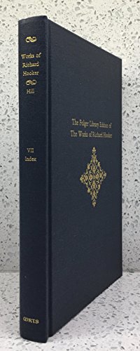Richard Hooker Works: Index of Names and Works