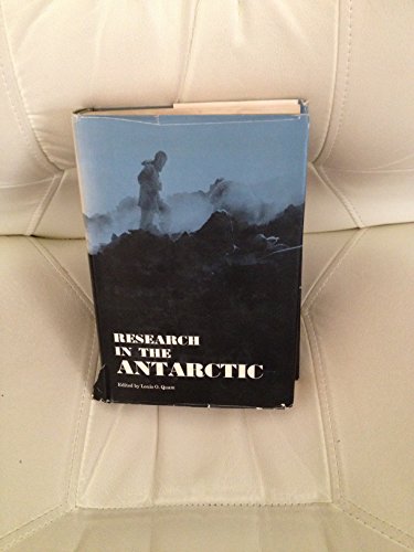 RESEARCH IN THE ANTARCTIC : Research in the Antarctic: A Symposium Presented at the Dallas Meetin...