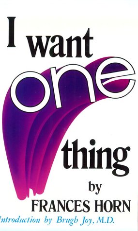 I Want One Thing