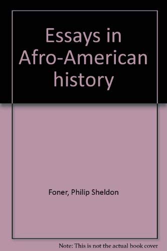 Essays in Afro-American history