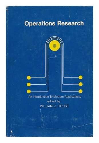 Operations Research;: An Introduction to Modern Applications
