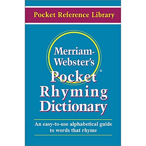 Merriam Webster's Pocket Rhyming Dictionary (Pocket Reference Library)