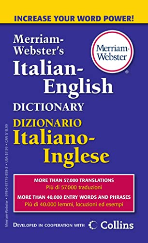 Merriam-Websters Italian-English Dictionary (English, Italian and Multilingual Edition)
Merriam-Websters Italian-English Dictionary (English, Italian and Multilingual Edition)
