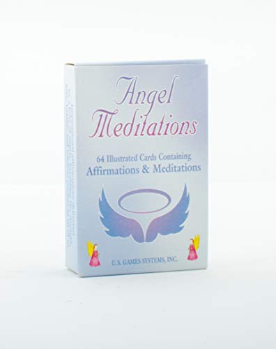 Angel Meditations: 64 Illustrated Cards Containing Affirmations & Meditations