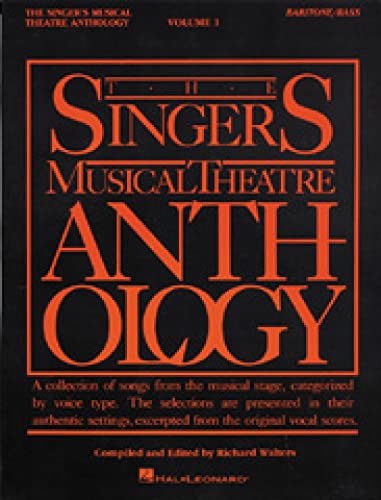 The Singer's Musical Theatre Anthology - Volume 1: Baritone/Bass Book Only (Singer's Musical Thea...