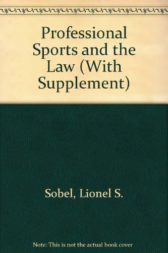 Professional Sports and the Law