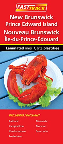 New Brunswick and Prince Edward Island - Fast Track - laminated map