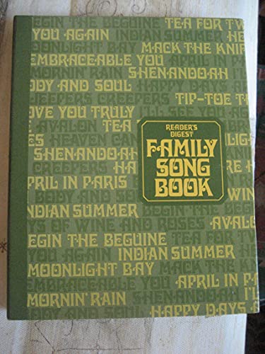 Reader's Digest Family Song Book