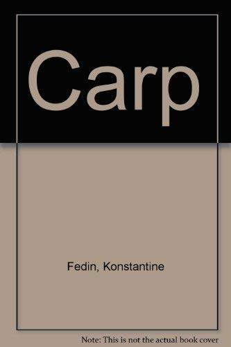 Carp [edited by G.A. Birkett]