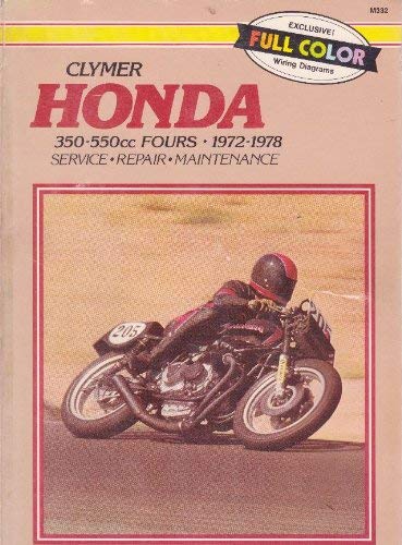 Honda Motorcycle 350-550Cc Fours, 1972-1978 M332